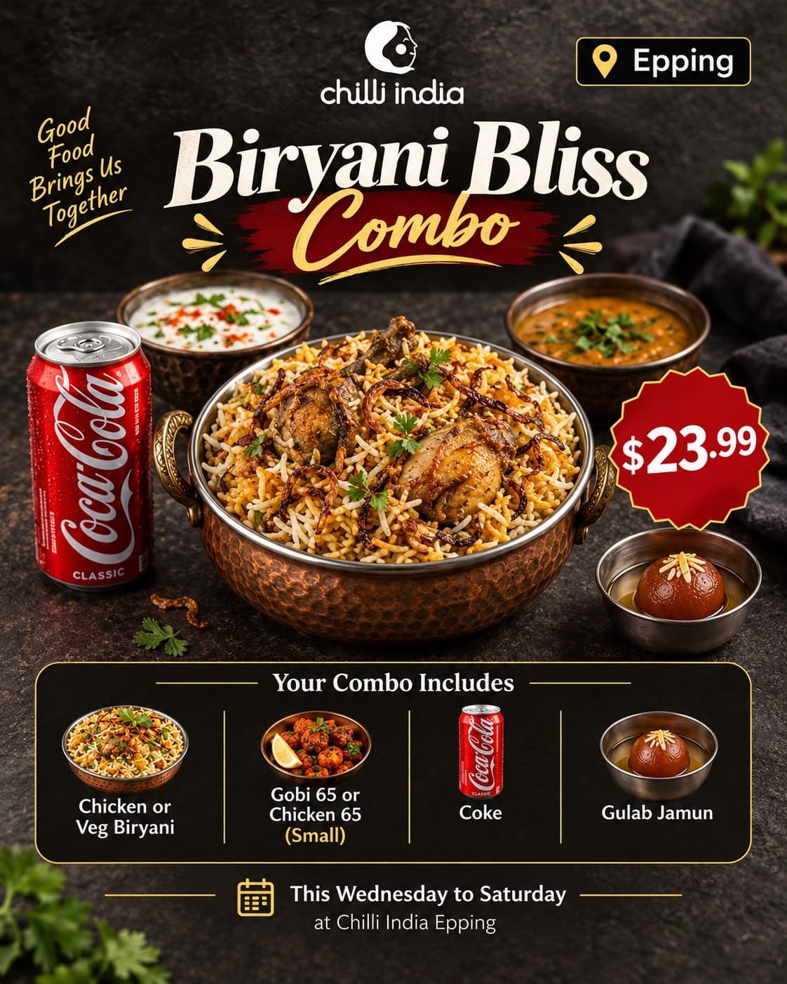 Chilli India Epping signature dishes